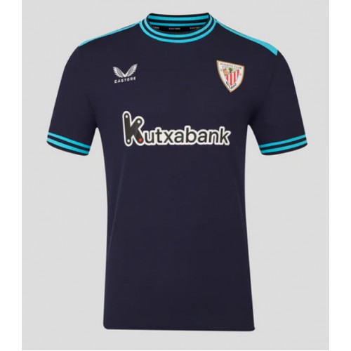 Stroje piłkarskie Athletic Bilbao Koszulka Wyjazdowej 2025-26 Krótki Rękaw